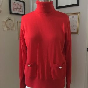 Kate Spade Turtle Neck Pocket Sweater - NWT -